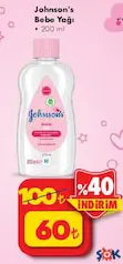 JOHNSON'S BEBE YAĞI 200 ML